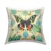 Stupell Vivid Butterfly Damask Pattern Printed Throw Pillow Design by Evelia Designs
