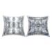 Stupell Grey Boho Abstract Pattern Printed Throw Pillow Design by Ellie Roberts (Set of 2)