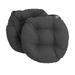 16-inch Round Tufted Indoor/ Outdoor Chair Cushions (Set of 6)