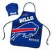 NFL Apron & Chef Hat Set, with Large Team Logo - Buffalo Bills - 31" x 25"