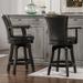 Williams Swivel Counter and Bar Stool with Armrests