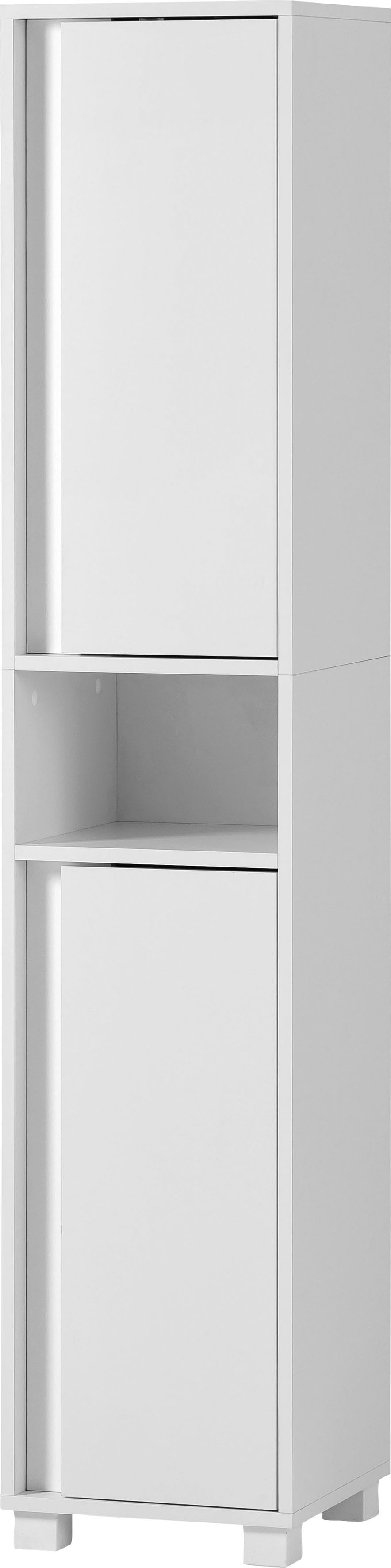 Hochschrank WELLTIME "Dex", weiß, B:32,6cm H:164,7cm T:33cm, FSC-zertifizierter Holzwerkstoff, Schränke, Hochschrank, Badmöbel, Breite 32cm