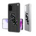 Chicago White Sox Galaxy Text Backdrop Clear Case