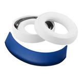 Geekria Earpad + Headband Compatible with Sony PlayStation Gold Wireless/PS4/PS3/PSV Gold Wireless Headphone Ear Pad and Headband Pad/Ear Cushion + Headband Cushion/ Repair Parts Suit (White/Blue)