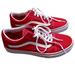 Vans Shoes | Euc | Vans Sk8 Low Canvas Sneakers Shoes | Lace Up | 8.0 Men’s | 9.5 Women’s | Color: Red/White | Size: 9.5