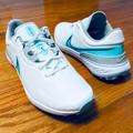 Nike Shoes | Mens Size 10 Wide Nike Infinity Pro 2 Golf Shoe White Blue Spikeless Dm8449-114. | Color: Blue/White | Size: 10.5