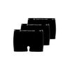 Boxershorts TOM TAILOR "Buffer", Herren, Gr. M, schwarz, Single Jersey, Obermaterial: 95% Baumwolle, 5% Elasthan, unifarben, bequem, Unterhosen, weich, bequem, basic, eng, Logobund, Baumwollmix