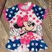 Disney Swim | Disney Girls Childs Toddler Kids Minnie Mouse Pink Swim Coverup Top Shirt Sz 3t | Color: Blue/Pink | Size: 3tg