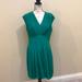 Anthropologie Dresses | Anthropologie Green Silk Dress Sz Medium | Color: Green | Size: M