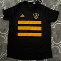 Adidas Shirts | Adidas La Galaxy Shirt Size L Fits Like A Medium | Color: Black | Size: L