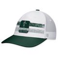 Men's Top of the World White/Green Michigan State Spartans Retro Fade Snapback Hat