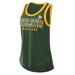 Women's G-III 4Her by Carl Banks Green Oakland Athletics Clubhouse Tank Top