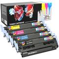 Compatible 707 Toner Cartridges for Canon i-Sensys LBP-5000/LBP-5100 Series - Set of 4