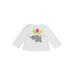 Victoria KIds Long Sleeve T-Shirt: White Tops - Size 6-12 Month