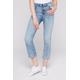 Slim-fit-Jeans SOCCX Gr. 32, Normalgrößen, blau Damen Jeans Röhrenjeans