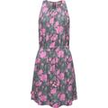 A-Linien-Kleid RAGWEAR "Sanai Print Organic", Damen, Gr. XXL (44), Normalgrößen, grau, 100% Lyocell, modisch, figurumspielend ca. Mitte Oberschenkel, Rundhals, ohne Ärmel Ärmel ohne Ärmelschlitz normaler Saum, Kleider, stylisches Sommerkleid mit...