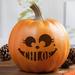 The Holiday Aisle® Personalized Pumpkin Face Resin | 6.5 H x 6 W x 6 D in | Wayfair 7121D2473DC94BF4B4EFEDE1DBCD4F20