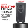Télécommande Ecostar pour Ecostar RSC-2 RSE-2 433mhz Ouvre-porte de porte de garage Liftronic 500