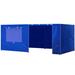 Arlmont & Co. Moguel Side Wall in Blue | 84 H x 120 W x 240 D in | Wayfair BD95E055C7864E398E0FABF052CC912E