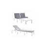 Set resina duetto 3 in 1 bianco