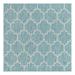 Blue 96 x 0.13 in Area Rug - Winston Porter Bartonsville Power Loom Aquamarine Indoor/Outdoor Area Rug Polypropylene | 96 W x 0.13 D in | Wayfair