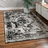 Black 26 W in Area Rug - Mistana™ Brandt Oriental Area Rug Polypropylene | Wayfair 23C1569B8C6348E8A614BBFC6A100215