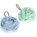 2Pcs Flower Bath Sponges Shower Loofahs Mesh Pouf Shower Ball Sponge Body Scrubber Exfoliating Bath Sponge for Women Girls