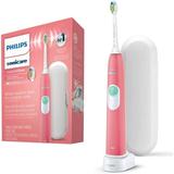 PHILIPS Sonicare Electric Toothbrush EssentialClean Rechargeable Electric Tooth Brush with DiamondClean Brush Head Sonic Electronic Toothbrush Travel Case Mint