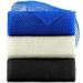 3 Pieces African Bath Sponge African Net Long Net Bath Sponge Exfoliating Shower Body Scrubber Back Scrubber Skin Smoother Great for Daily Use(Blue Black Off-White)