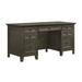San Mateo Home Office 62" Wide Executive Desk with 7 Drawers