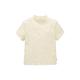 TOM TAILOR Mädchen Kinder T-Shirt mit Rippstruktur 1035131, Weiß, 176