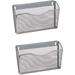 Single Pocket Office Mesh Collection Wall Mount Hanging File Holder Organizer Vertical Wall File Rack for School Home or Office