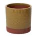 Dakota Fields Brooksey Ceramic Pot Planter Ceramic in Yellow | 6.5 H x 6.75 W x 6.75 D in | Wayfair 42147CD6300446CE8F24D3A512B19EAF