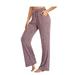 Mrat Women Casual Long Pants Full Length Pants Fashion Ladies Casual Pants Yoga Pants Quick-Drying Trousers Wide Leg Pants Female Pants Casual Khaki M