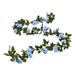 Noarlalf Flowers Flower Garland Rose Vine Artificial Flowers Hanging Rose Ivy Hanging Basket Artificial Flowers 41*13*1