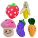 Dog Toys for Small Dog Squeaky Toys Puppy Toys 5 Pack Banana Dog Toy for Puppies Chew Toys