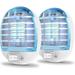 2022 Upgrade Model Electric Bug Zapper Effective Electric Mosquito Zappers Mosquito Zappers Mosquito lamp Waterproof Outdoor/Indoor - Electronic Bug Zapper Light Bulb for Backyard Patio (2 Pack)