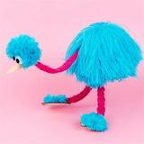 Interesting Gift! KUNPENG Ostrich-Marionette Animal Hand Puppets For Kids Bird String Puppet Parent Child Interactive Educational Toys