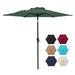 COBANA 7.5â€™ Patio Umbrella Outdoor Table Market Umbrella for Garden Dark Green