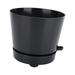 Self Watering Planters Indoor Self Watering Planter Pots with Drainage Hole for Plants Flowers All Houseplants Black