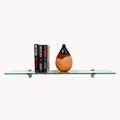 6 X 36 Heron Floating Glass Shelves - 2 Brackets Included with Each Shelf By Spancraft Glass
