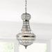 JONATHAN Y Tribeca 10 Crystal/Metal Empire LED Pendant by JONATHAN Y Antique Silver 10