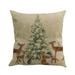 Yohome Christmas Printing Dyeing Sofa Bed Home Decor Cover Cushion Cover