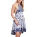 Free People Dresses | Free People Beach Day Mini Dress | Color: Blue/White | Size: M