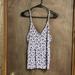 American Eagle Outfitters Tops | American Eagle Tank Top Floral Large | Color: Tan | Size: L