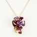 Kate Spade Jewelry | Kate Spade Petal Pushers Pendant Purple Multi | Color: Gold/Purple | Size: Os