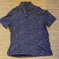 Polo By Ralph Lauren Shirts | Flower Print Polo | Color: Blue | Size: L