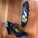 Coach Shoes | Coach Lizza Black Patent Leather Snakeskin Platform Mary Jane Size 11 B | Color: Black | Size: 11