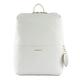 Mandarina Duck Women's Mellow Leather Backpack, Optical White26, Taglia Unica