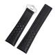 FOUUA Watch Strap 22 mm for TAG Heuer Genuine Leather Watch Strap with Blue Black Strap Replacement for TAG Heuer Carrera Aquarace Monaco Series, 22mm HY22-LW-Black